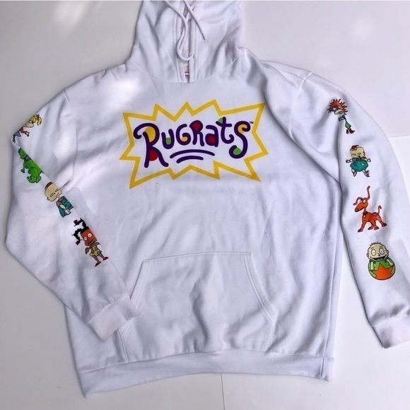 Nickelodeon RUGRATS white hoodie unisex size xl - Picture 2 of 12